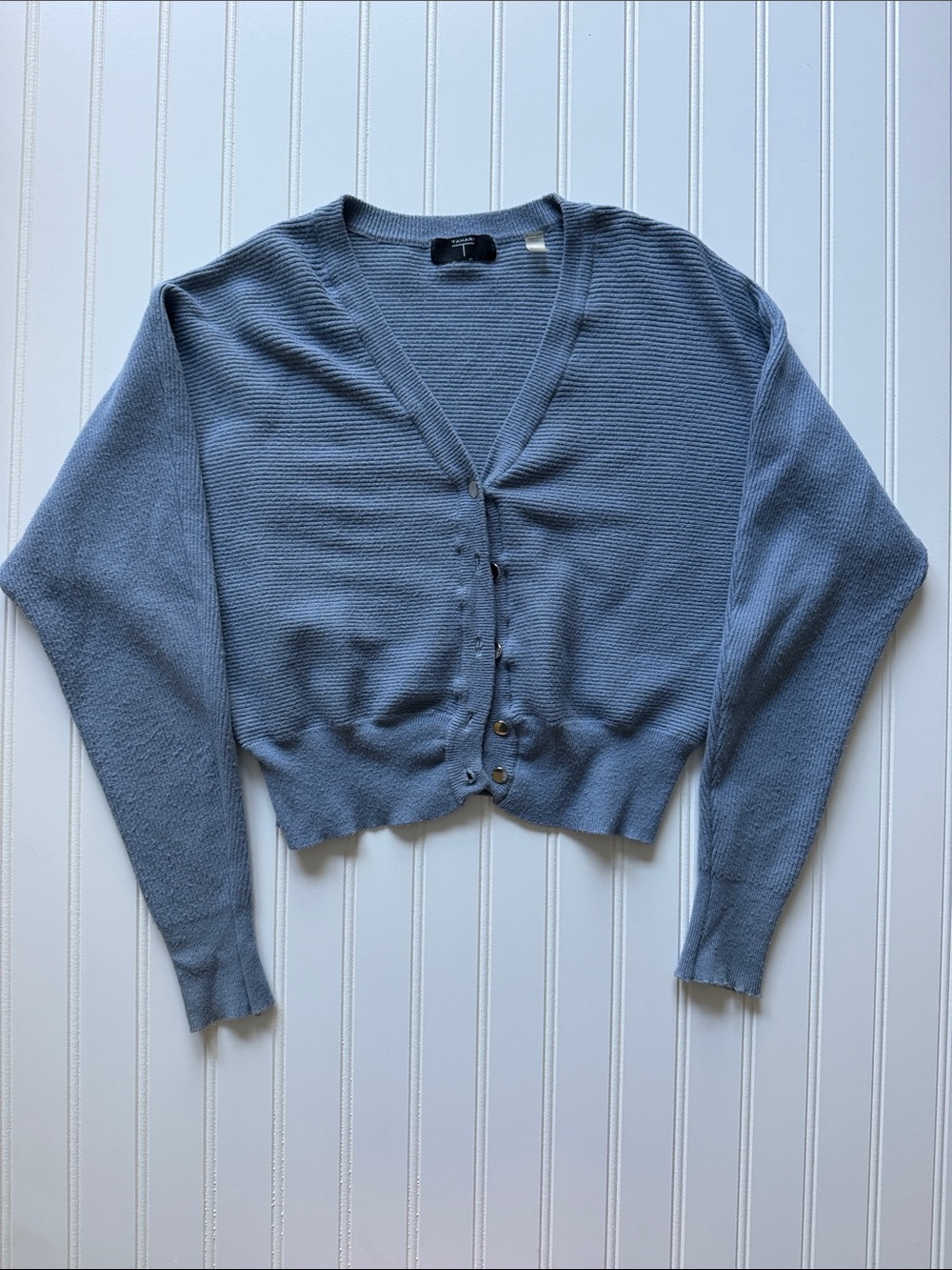 Tahari V-Neck Button Front Sweater Cardigan - size M